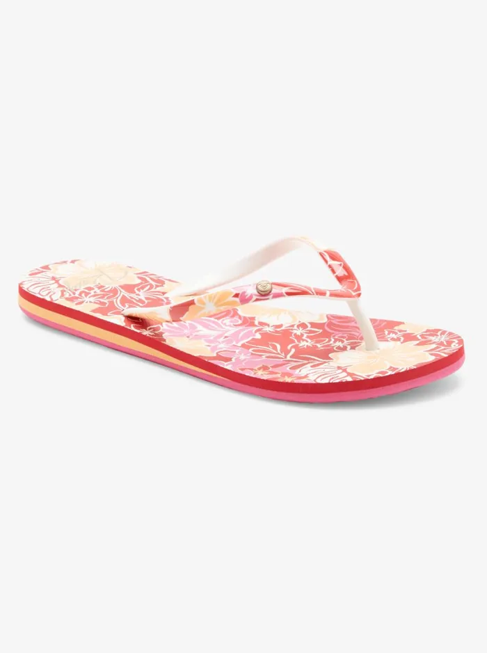 Roxy Flip Flops Portofino FlipFlops True Redyellow 8211 Women
