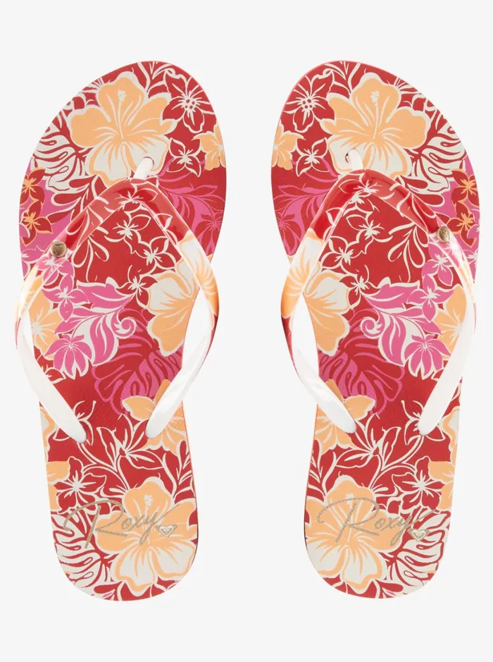 Roxy Flip Flops Portofino FlipFlops True Redyellow 8211 Women