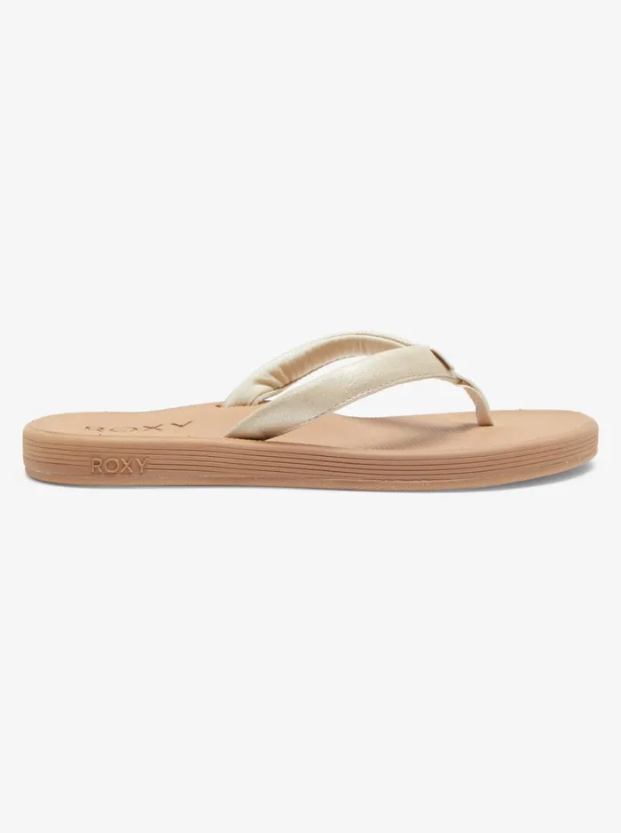 Roxy Flip Flops Solana Sandals Gold 8211 Women