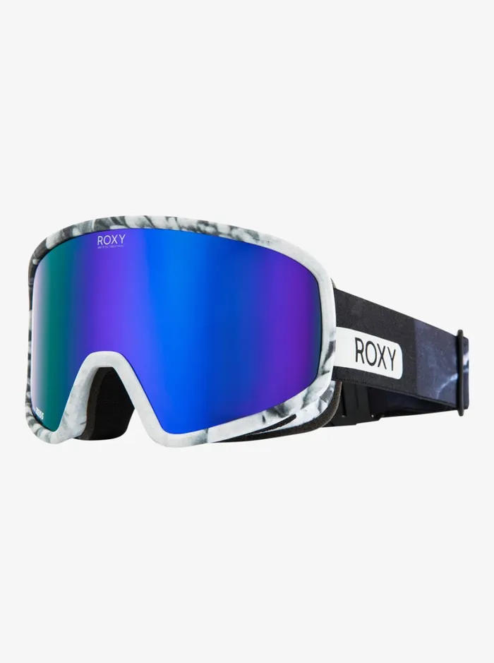 Roxy Goggles Feenity Color Luxe 8211 SnowboardSki Goggles For Women Future Flowerclux Purple S3 8211 Women