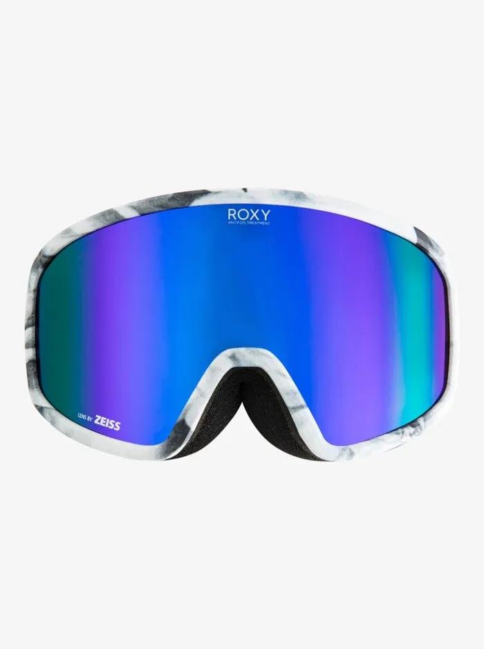 Roxy Goggles Feenity Color Luxe 8211 SnowboardSki Goggles For Women Future Flowerclux Purple S3 8211 Women