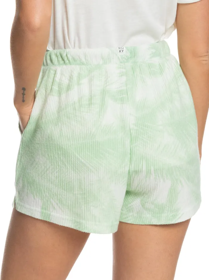 Roxy Loungewear Endless Daze Rib Shorts Sprucetone Off To Paradise 8211 Women