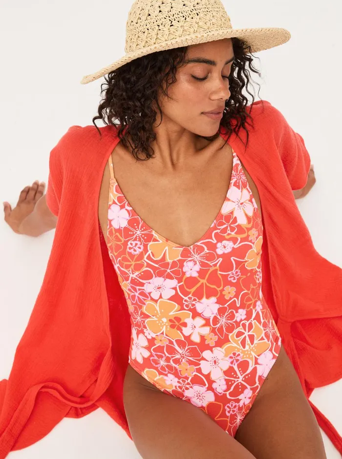 Roxy One Pieces Meadow Flowers OnePiece Swimsuit Bittersweet Meadow Flowers 8211 Women
