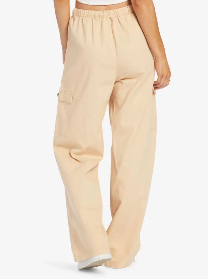 Roxy Pants and Jeans Precious Cargo High Waist Cargo Pants Hazelnut 8211 Women