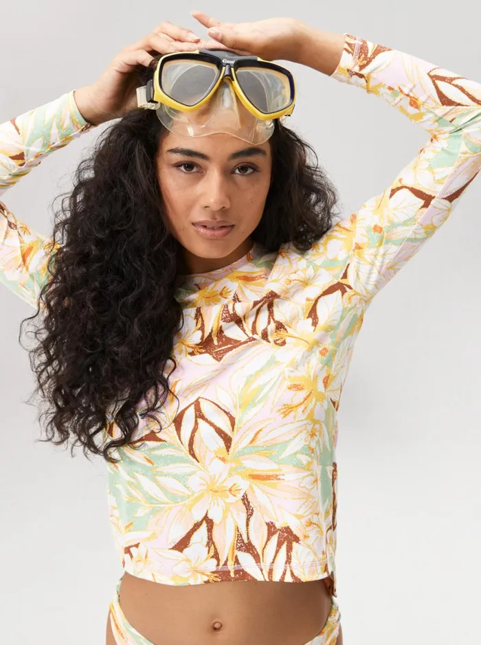 Roxy Rashguards Sea Skippin Pants Long Sleeve Lycra Surf Tee Quiet Green Coast 2 Coast 8211 Women Roxy Rashguards Sea Skippin Pants Long Sleeve Lycra Surf Tee Quiet Green Coast 2 Coast 8211 Women