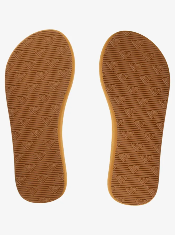Roxy Shoes and Sandals Girl039s 416 Costas FlipFlops White 8211 Women