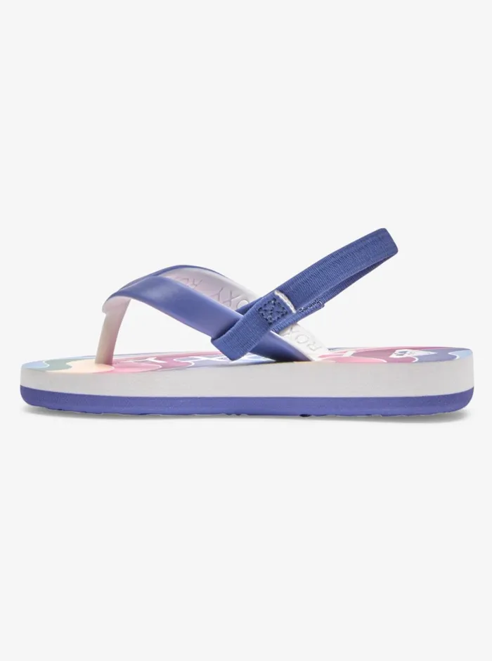 Roxy Shoes and Sandals Toddler039s Tahiti FlipFlops Blue Depths 8211 Women