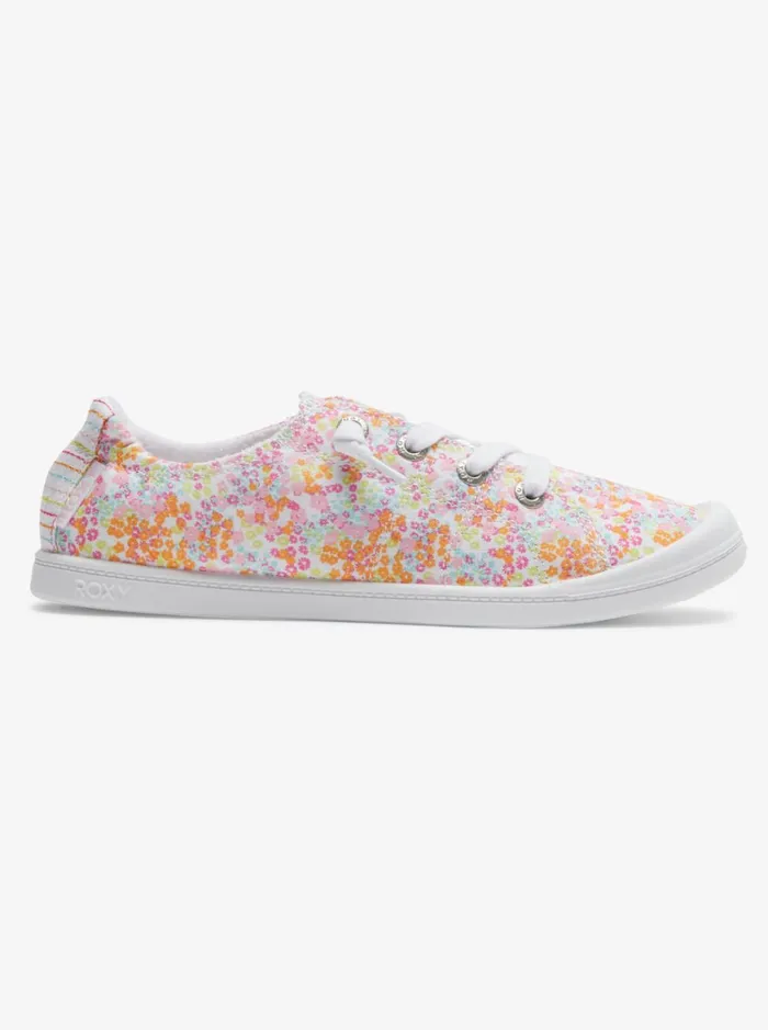 Roxy Sneakers Bayshore Shoes Whitecrazy Pinkorange 8211 Women