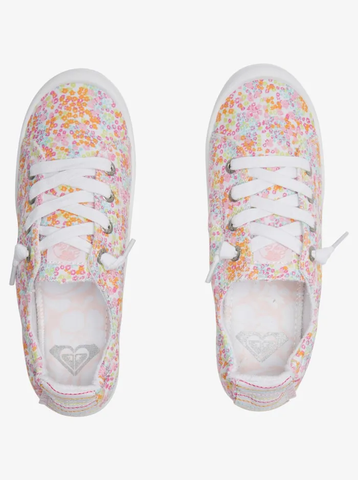 Roxy Sneakers Bayshore Shoes Whitecrazy Pinkorange 8211 Women