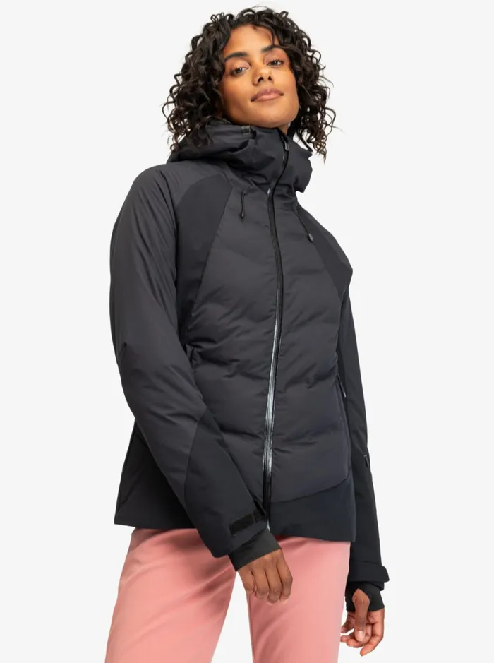 Roxy Snow Jackets Dusk Technical Snow Jacket True Black 8211 Women