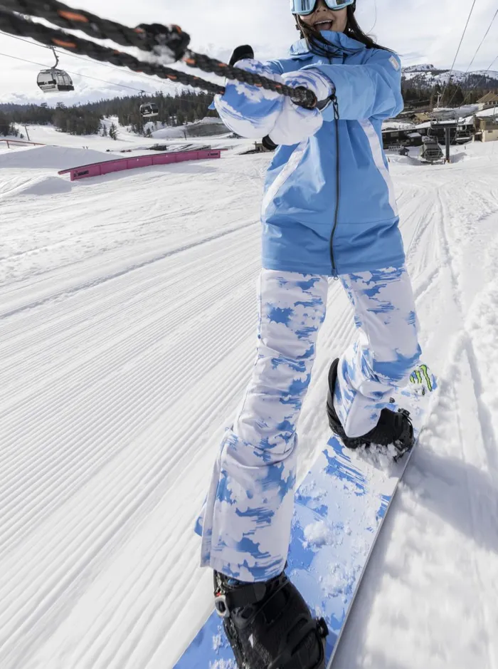 Roxy Snow Pants Chloe Kim Technical Snow Pants Azure Blue Clouds 8211 Women