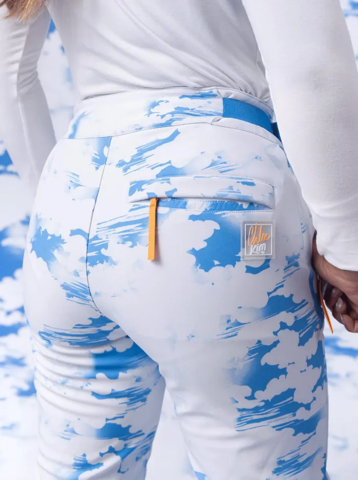 Roxy Snow Pants Chloe Kim Technical Snow Pants Azure Blue Clouds 8211 Women