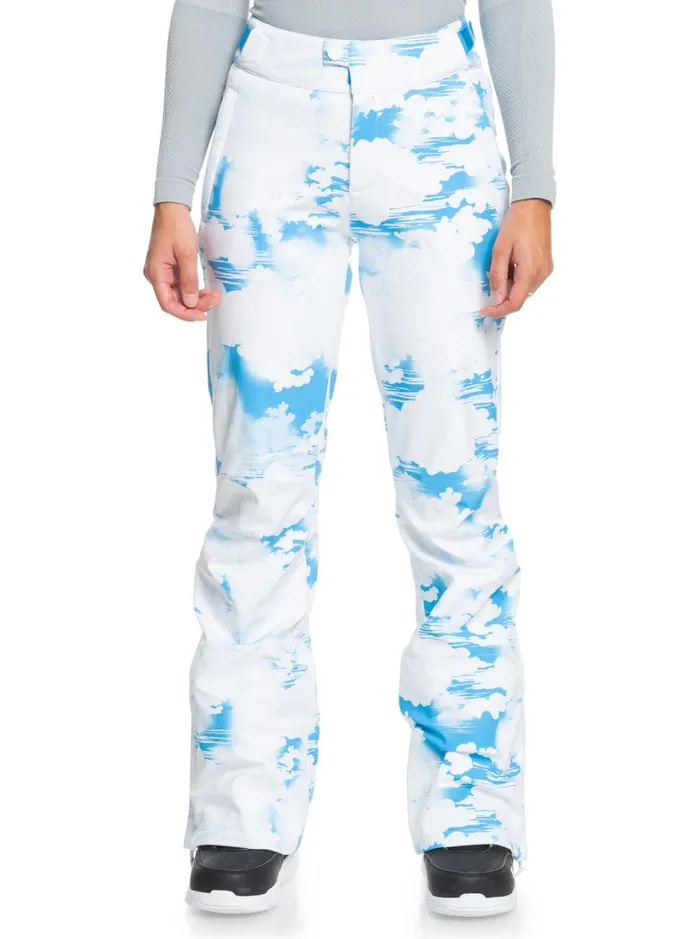 Roxy Snow Pants Chloe Kim Technical Snow Pants Azure Blue Clouds 8211 Women