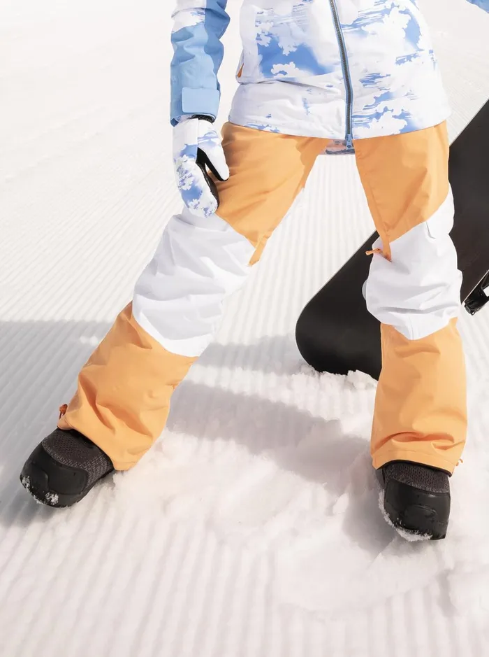 Roxy Snow Pants Chloe Kim Woodrose Technical Snow Pants Mock Orange 8211 Women