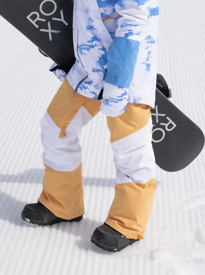Roxy Snow Pants Chloe Kim Woodrose Technical Snow Pants Mock Orange 8211 Women