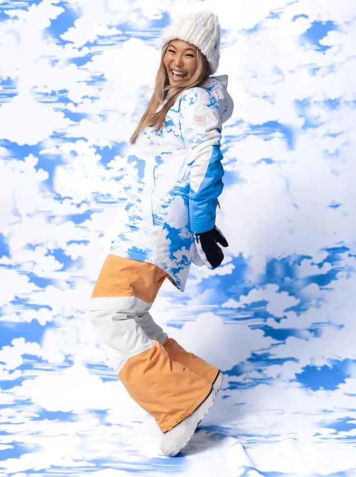 Roxy Snow Pants Chloe Kim Woodrose Technical Snow Pants Mock Orange 8211 Women
