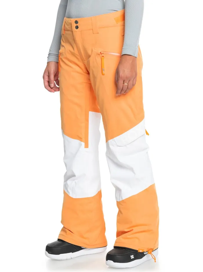 Roxy Snow Pants Chloe Kim Woodrose Technical Snow Pants Mock Orange 8211 Women