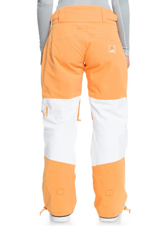 Roxy Snow Pants Chloe Kim Woodrose Technical Snow Pants Mock Orange 8211 Women