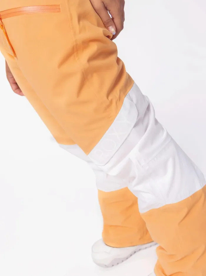 Roxy Snow Pants Chloe Kim Woodrose Technical Snow Pants Mock Orange 8211 Women