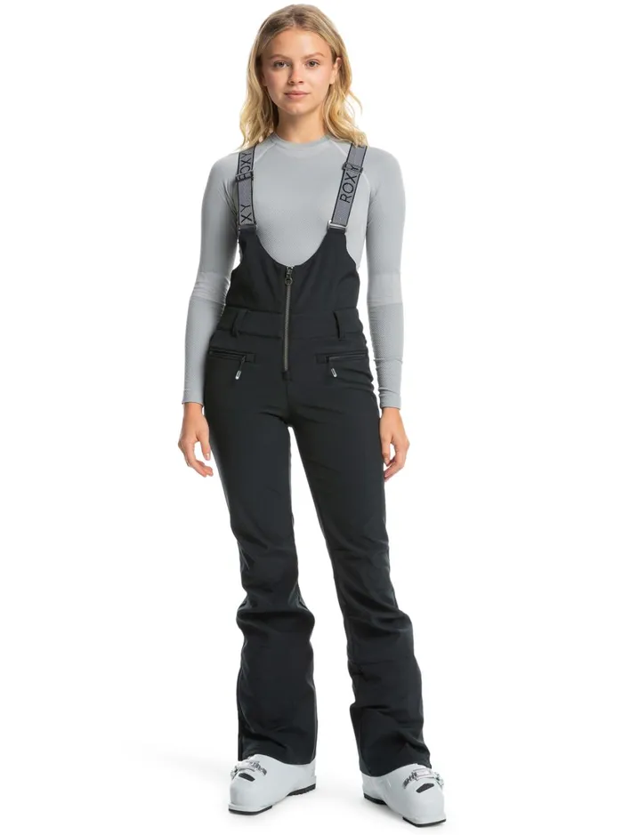 Roxy Snow Pants Summit Technical Snow Bib Pants True Black 8211 Women