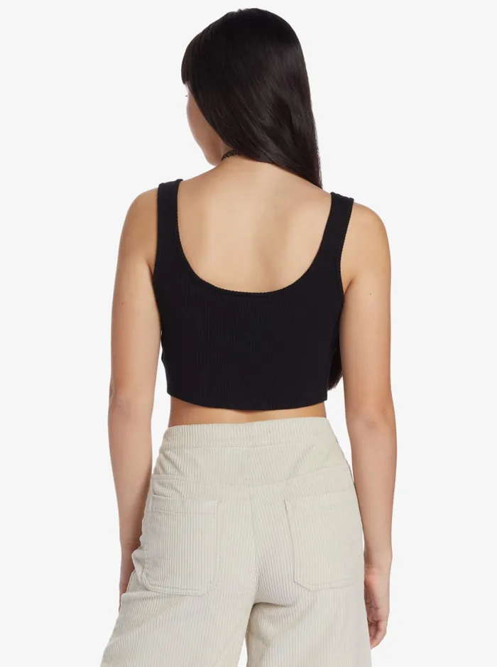 Roxy Sweaters Chloe Kim Tank Crew Neck Sweater Anthracite 8211 Women