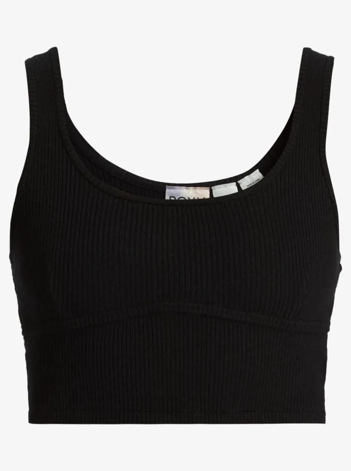 Roxy Sweaters Chloe Kim Tank Crew Neck Sweater Anthracite 8211 Women