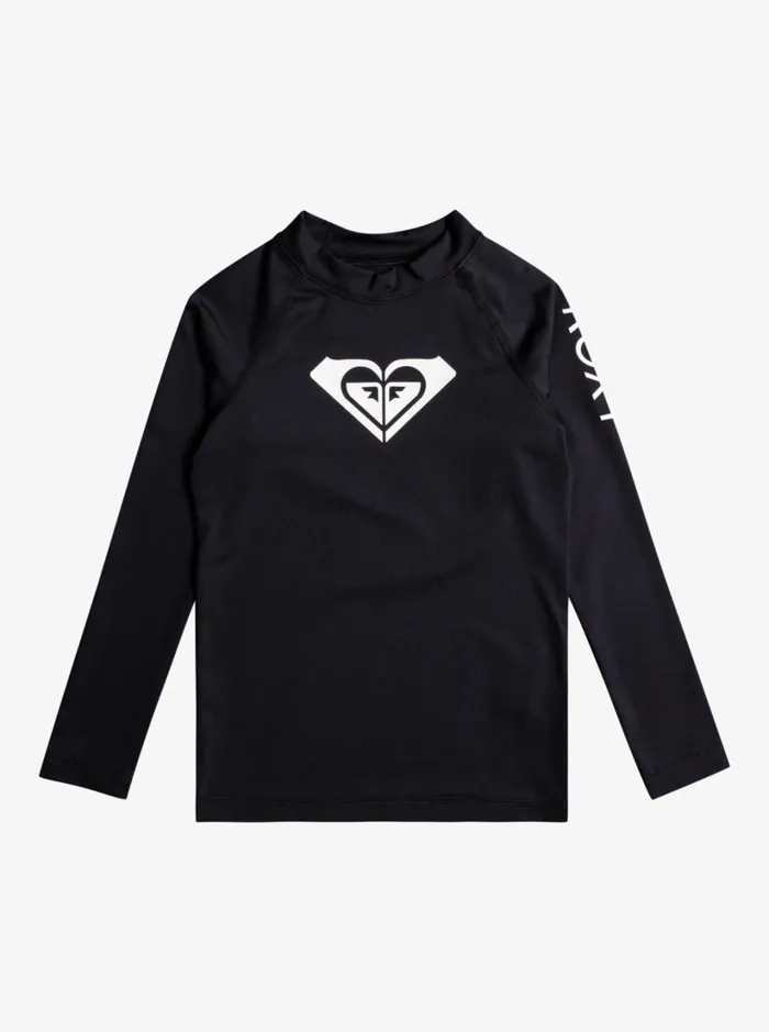 Roxy Swim Girl039s 27 Whole Hearted Long Sleeve UPF 50 Rashguard Anthracite 8211 Women Roxy Swim Girl039s 27 Whole Hearted Long Sleeve UPF 50 Rashguard Anthracite 8211 Women