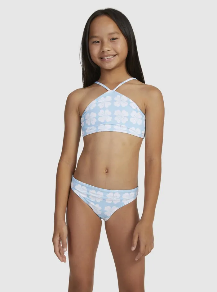 Roxy Swim Girls039 716 Vacation Memories Two Piece Crop Top Bikini Set Clear Sky Clik 8211 Women Roxy Swim Girls039 716 Vacation Memories Two Piece Crop Top Bikini Set Clear Sky Clik 8211 Women