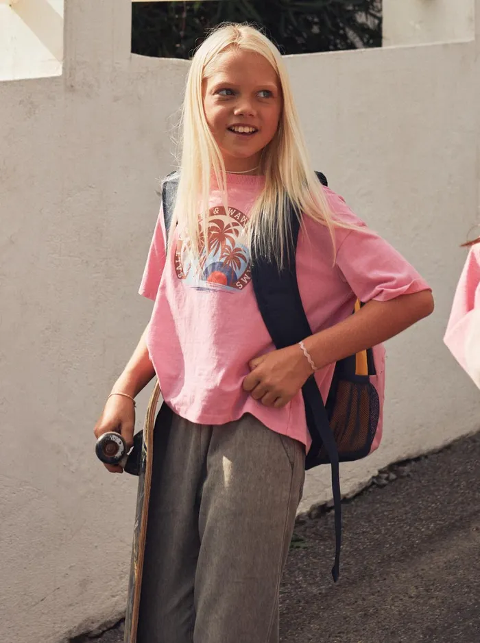 Roxy Tees and Tanks Girls039 416 Sun For All Seasons D TShirt Sachet Pink 8211 Women