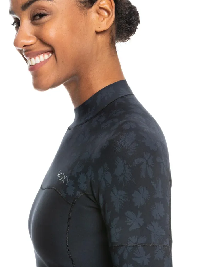 Roxy Wetsuits 1mm Swell Series Long Sleeve Wetsuit Top Black 8211 Women