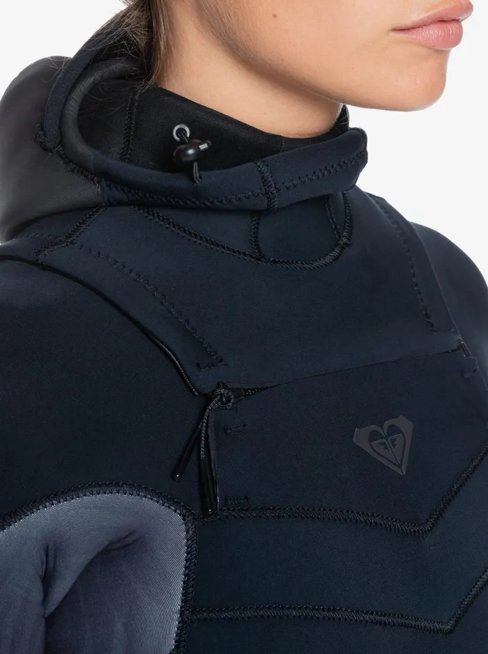 Roxy Wetsuits 543mm Syncro GBS Hooded LSL Fullsuit Jetblack 8211 Women