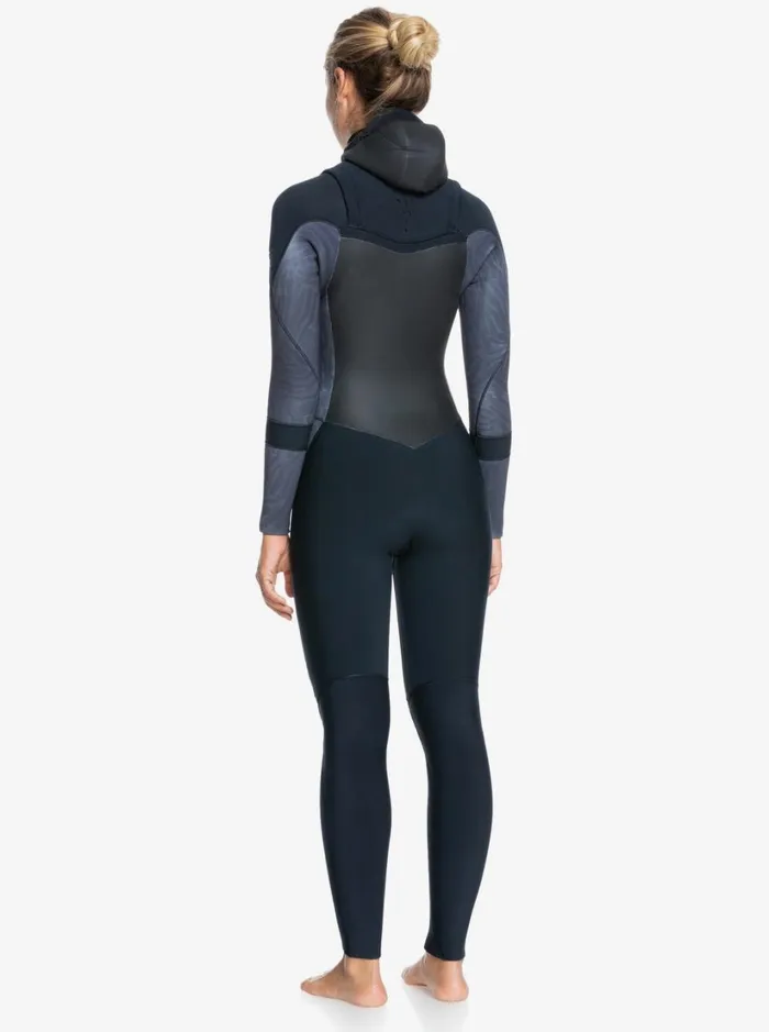 Roxy Wetsuits 543mm Syncro GBS Hooded LSL Fullsuit Jetblack 8211 Women