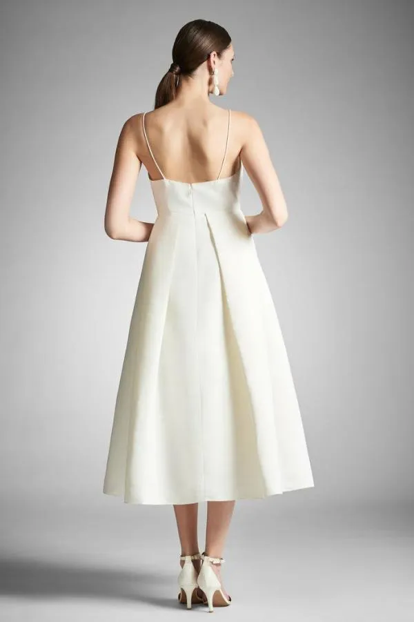 Sachin and Babi Audra Dress 8211 Ivory Ivory Women Midi