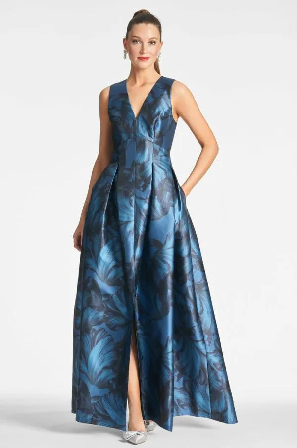 Sachin and Babi Brooke Gown 8211 Tonal Petal Tonal Petal Women Plus Sizes
