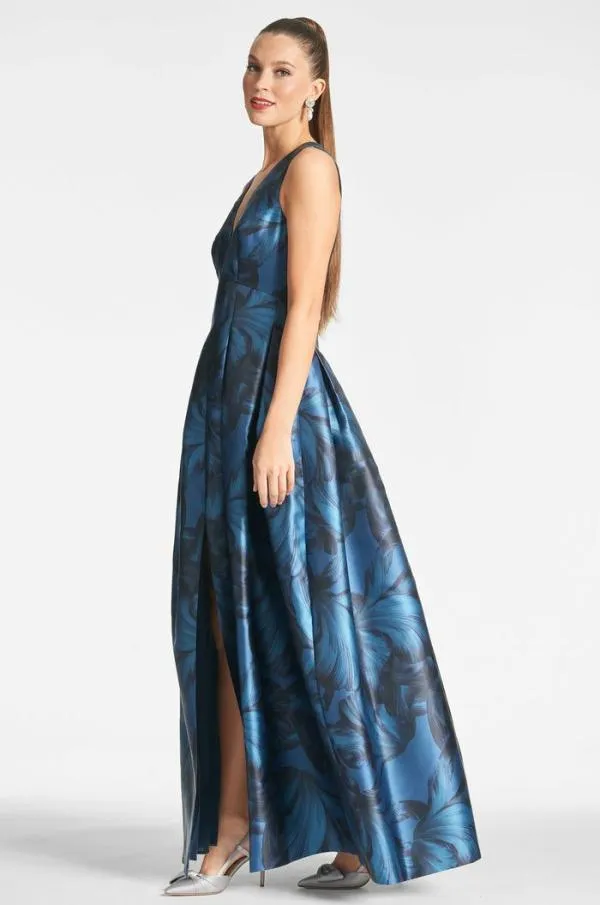 Sachin and Babi Brooke Gown 8211 Tonal Petal Tonal Petal Women Plus Sizes