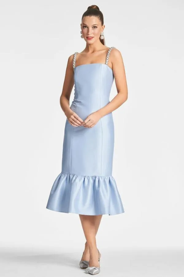 Sachin and Babi Elise Dress 8211 Glacial Blue Glacial Blue Women Midi