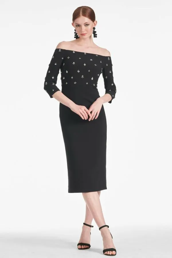 Sachin and Babi Fatima Dress 8211 Black Black Women Sheath