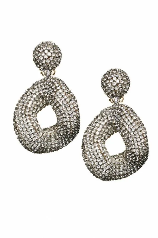 Sachin and Babi Kate Earrings 8211 Crystals Clear Women Earrings