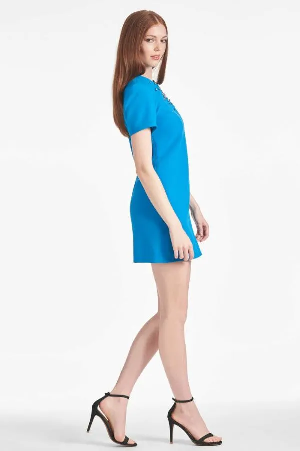 Sachin and Babi Lauren Dress 8211 Azure Azure Women Sheath