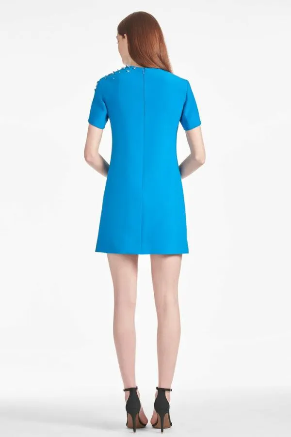 Sachin and Babi Lauren Dress 8211 Azure Azure Women Sheath