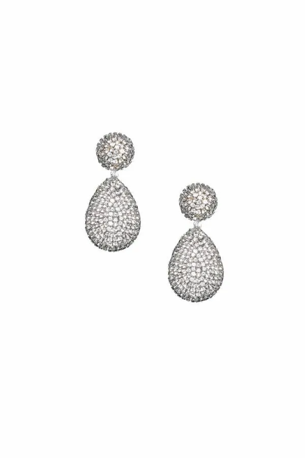 Sachin and Babi Pia Earrings 8211 Crystals Clear Women Earrings