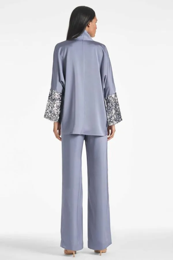 Sachin and Babi Reid Top 8211 Cool Grey Cool Grey Women Tops and Blouses