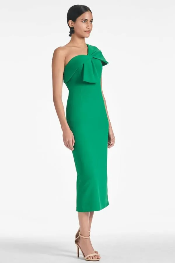 Sachin and Babi Sandra Dress 8211 Cadmium Green Cadmium Green Women Midi
