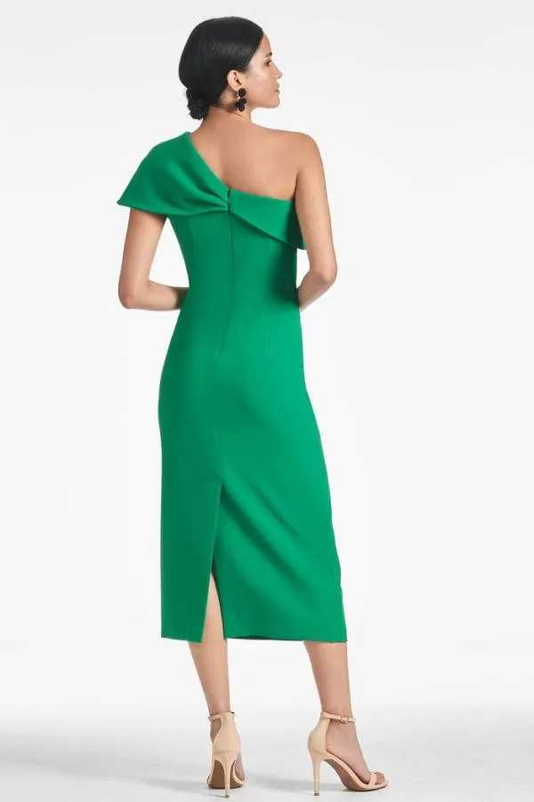 Sachin and Babi Sandra Dress 8211 Cadmium Green Cadmium Green Women Midi