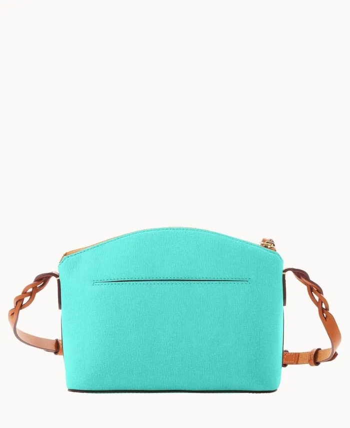 Saffiano Penny Crossbody Mint Woman Dooney and Bourke Crossbodies Saffiano Penny Crossbody Mint Woman Dooney and Bourke Crossbodies