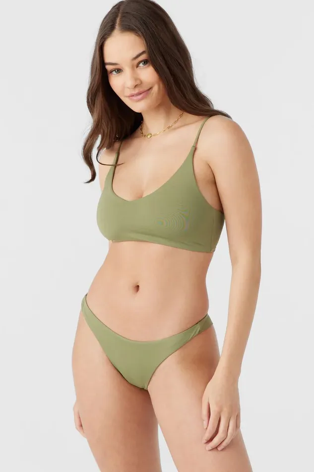 SALTWATER SOLIDS HERMOSA SKIMPY BOTTOMS Oil Green Women O039NEILL Sale
