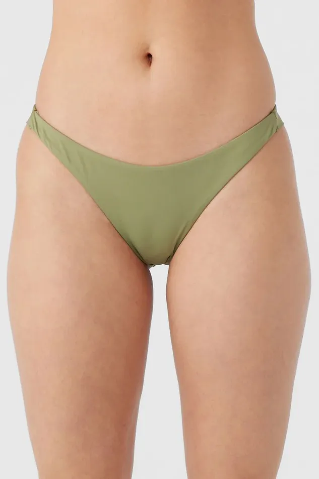 SALTWATER SOLIDS HERMOSA SKIMPY BOTTOMS Oil Green Women O039NEILL Sale