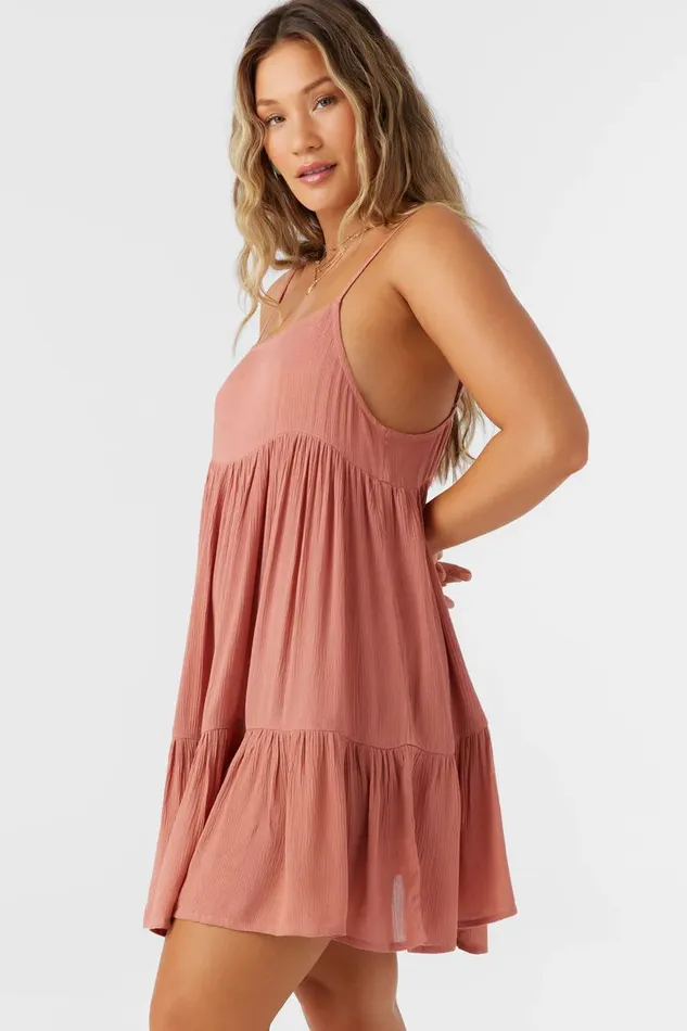 SALTWATER SOLIDS RILEE DRESS Cedar Wood Women O039NEILL Swim
