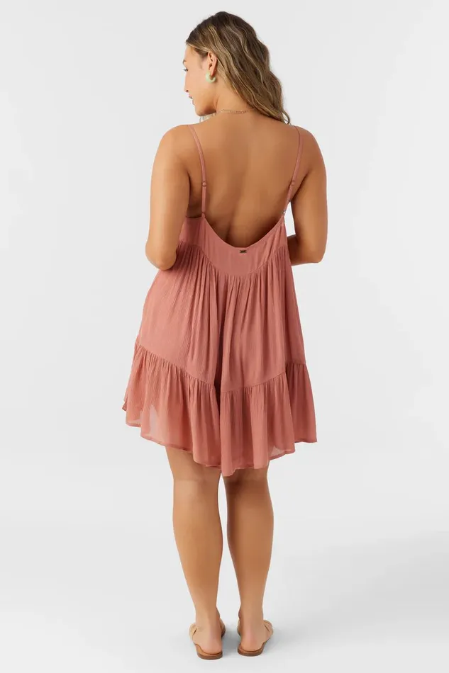 SALTWATER SOLIDS RILEE DRESS Cedar Wood Women O039NEILL Swim