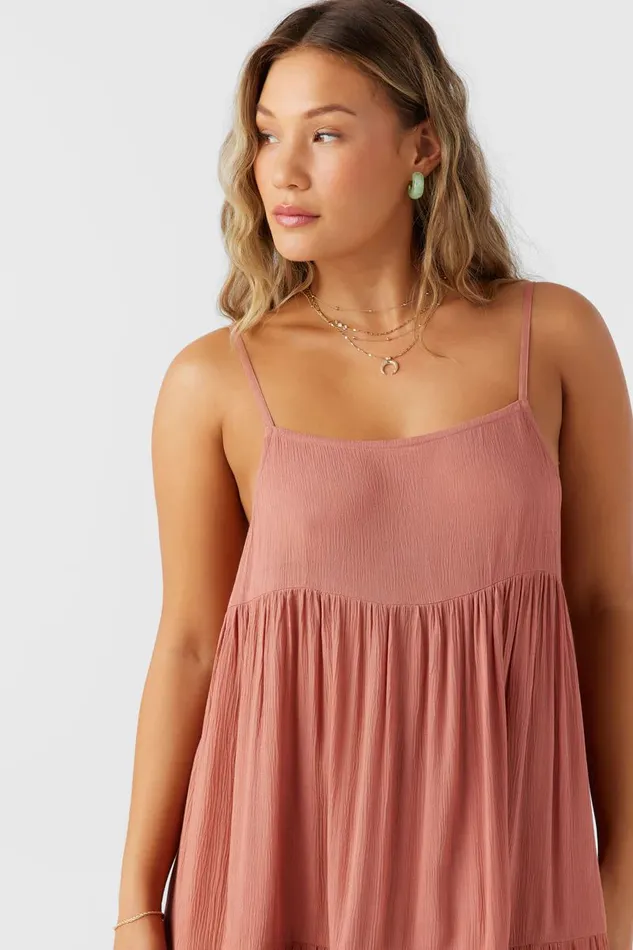 SALTWATER SOLIDS RILEE DRESS Cedar Wood Women O039NEILL Swim
